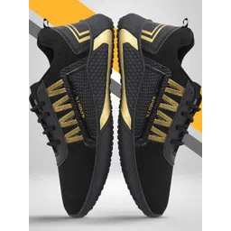 Free Kicks Men Multicoloured Mesh Marking Running Sports Shoes