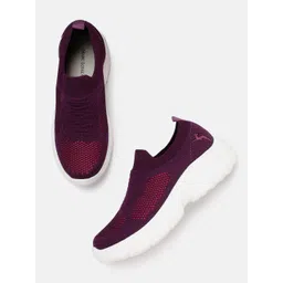 Marc Loire Women Woven Design Slip-On Sneakers