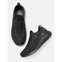 Skechers Men Black Bounder Sneakers