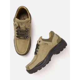 Woodland Men Nubuck Leather Sneakers