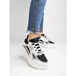 Shoetopia Women's Black Sneakers