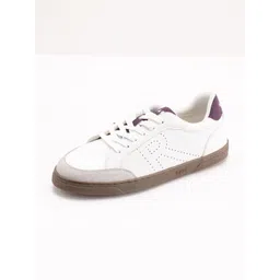 RARE RABBIT Men Round Toe Lace-Ups Sneakers