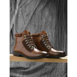 San Frissco Men's Tan Derby Boots
