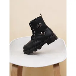 Killer Women Round Toe Solid Boots