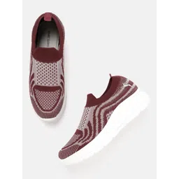 Marc Loire Women Woven Design Slip-On Sneakers