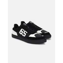 United Colors of Benetton Men Colourblocked PU Sneakers