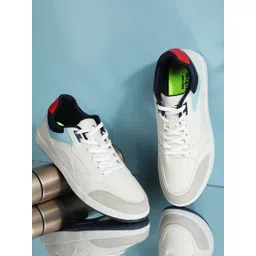 Liberty Men Colourblocked Round Toe Sneakers
