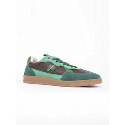 GAS Men Colourblocked Suede Sneakers