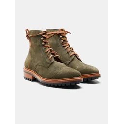 KOZASKO Men Casual Block-Heeled Regular Boots