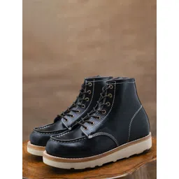 Craft & Glory Men Leather Laced Up Boots