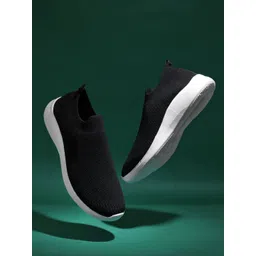 glitchez Men Slip-On Round Toe Regular Sneakers