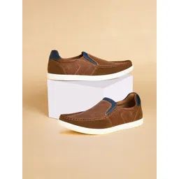 BYFORD by Pantaloons Men Woven Design PU Sneakers