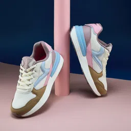 DERBI Casual Shoes | Breezy Mesh Upper | Anti-Slip Sole Design | Stylish Lace-Up Sneakers For Women