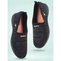 Sparx Women Black Textile Running Non-Marking Shoes