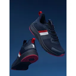 U S Polo Assn Men Navy Blue Textile Walking Shoes