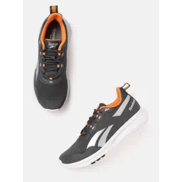 Reebok Men Grey & Silver-Toned Beat Running Shoes
