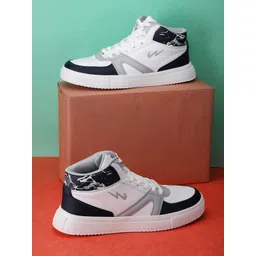 Campus Men Colourblocked Mid-Top Sneakers