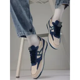 Rare Rabbit Men's Turquoise Blue Sneakers