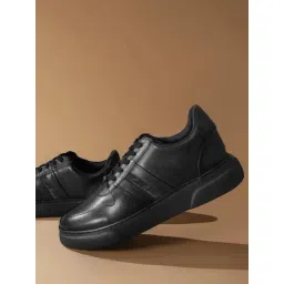 Rare Rabbit Men's Black Sneakers