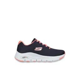 Skechers Women's ARCH FIT - BIG APPEAL Navy Coral Casual Sneakers