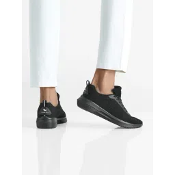 Neemans Men's Everyday Basic Electric Black Casual Sneakers