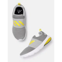 ADIDAS Men Woven Design Gladde Walking Shoes with Striped Detail