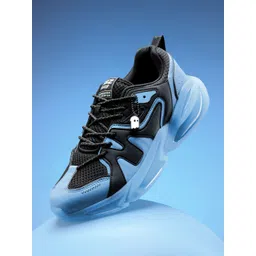 The Souled Store Men Colourblocked PU Sneakers