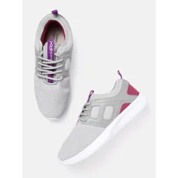 HRX by Hrithik Roshan Unisex Grey Woven Design Walking Shoes