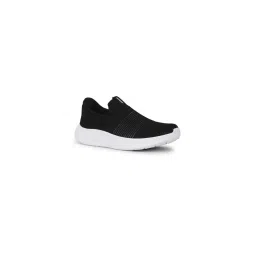 Power Women Black Slip On Walking Shoes