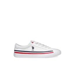 U.S. Polo Assn. Men's Dunmore Off White Casual Sneakers