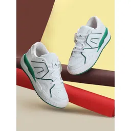 adeboy Men Lace-Ups Round Toe Sneakers