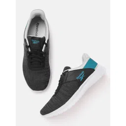 Reebok Men Charcoal Grey & Black Design Genesis Running Shoes
