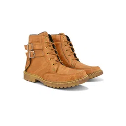 Killer Men Round Toe Laced Up Boots