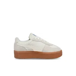 Puma Women Elevata Gentle Meld Warm White & Gum Sneakers