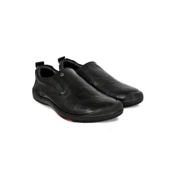 Allen Cooper Men Leather Slip-On Sneakers