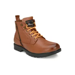 Shences Tan Derby Boots
