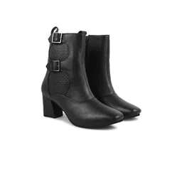 SHUZ TOUCH Women Mid Calf Block Heel Regular Boots