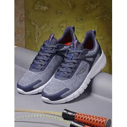 Red Tape Men Navy Blue Mesh Walking Shoes