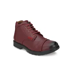 Shences Maroon Derby Boots