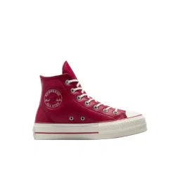 Converse Women's Chuck Taylor All Star Lift Platform Puffed Up High Top Maroon Sneakers