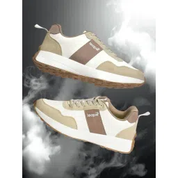 Liberty Men's LEAP7X FRONX-2E Beige Running Shoes