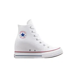 Converse Women's Chuck Taylor All Star Classic Internal Wedge High Top White Sneakers