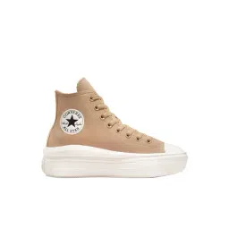 Converse Women's Chuck Taylor All Star Move Platform Colorful Suede High Top Brown Sneakers