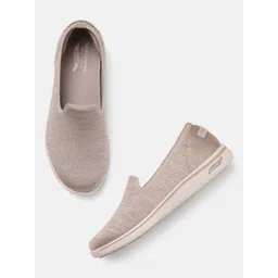 Skechers Women Taupe Arch Fit Uplift Walking Shoes