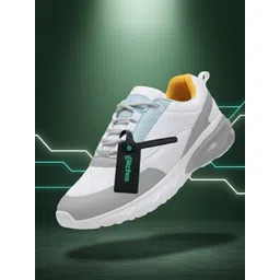 glitchez Men Colourblocked Round Toe Lace-Ups Sneakers Shoes