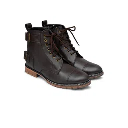 Killer Men Round Toe Laced Up Boots
