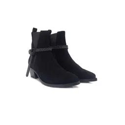 Saint G Women Embellished Detachable Ankle Strap Ankle Boots