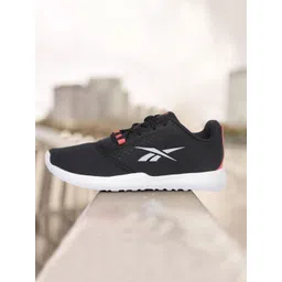 Reebok Men Black Woven Design Edgility Running Shoes