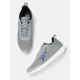 Reebok Men Grey Woven Design Lunar Walk Walking Shoes