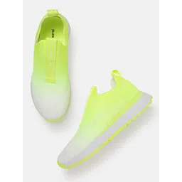 Allen Solly Women Woven Design Slip-On Sneakers